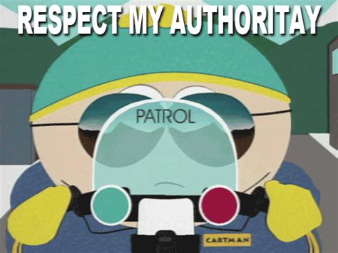 respect my authority gif|More.